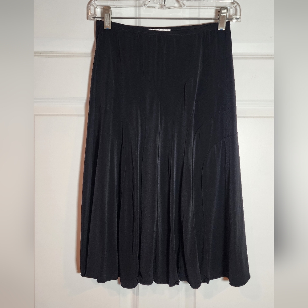 Amy Byer Elegant Black Women's Knee Length Skirt L (12/14)